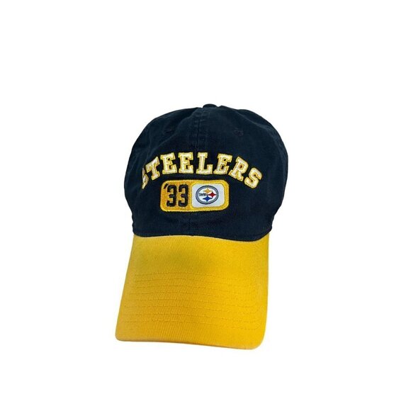 VINTAGE 1933 NFL Drew Pearson Pittsburgh Steelers Adjustable Snapback Hat - Picture 1 of 15